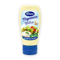 Sốt mayonnaise chấm trộn Simply chai 230g