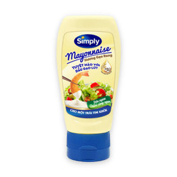 Sốt mayonnaise hương gạo rang Simply chai 230g