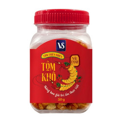 Tôm khô nấu canh ngọt nước ViStar Hồn Việt hũ 50g (1 Hũ)