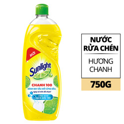 Nước rửa chén Sunlight chanh chai 750g