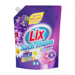 Nước giặt sạch thơm hương ngàn hoa Lix túi 3.2kg (1 Túi)