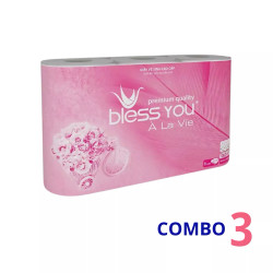 Combo 3 lốc giấy vệ sinh À La Vie lốc 6 cuộn