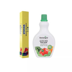 Bếp an tâm: Mang bọc thực phẩm PE 30cm x 50m và nước rửa rau củ quả 500ml