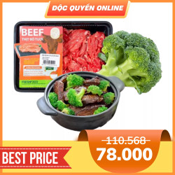 Combo Món Xào: Diềm Thăn Bò & Bông Cải Xanh