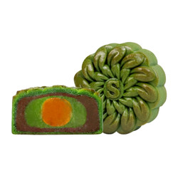 Bánh Trung Thu Matcha Đậu Đỏ Hạt Sen Savoure 185g (1 Cái)