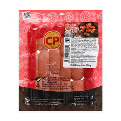 Xúc xích cocktail xông khói CP gói 250g