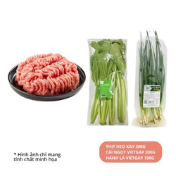 Combo canh Cải ngọt thịt bằm