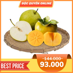 Combo lê đường Hà Giang + hồng giòn chín nên (1 Combo)